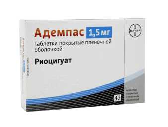 адемпас 1,5 мг 42 табл