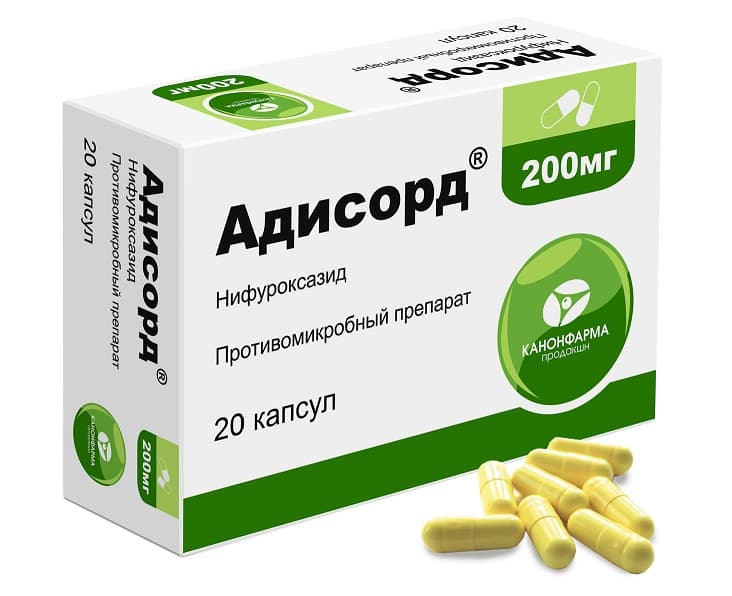 адисорд капсул 200мг N20