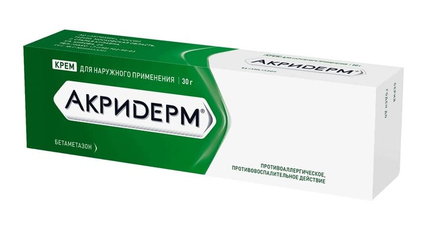 акридерм крем для наруж примен 0,05% 30г