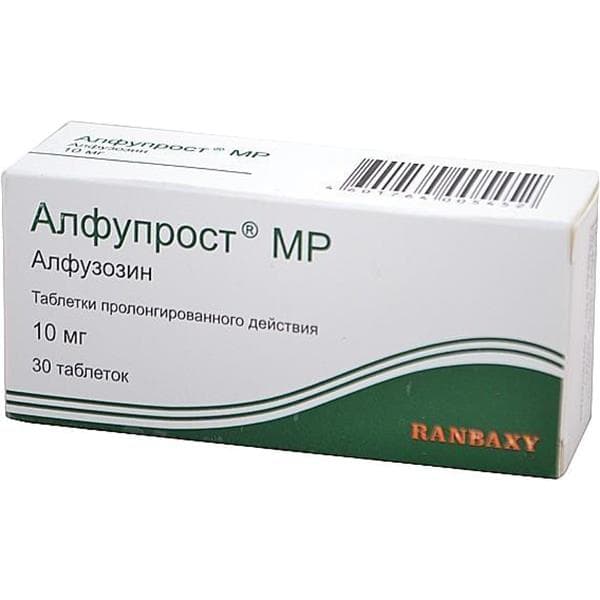 алфупрост мр таб пролонг 10мг 30