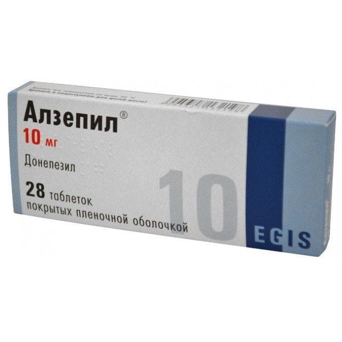 алзепил таб по 10мг N28