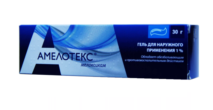 амелотекс гель для наружн примен 1% туб 30г