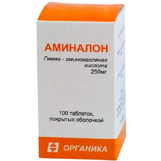 аминалон таб ппо 250мг 100