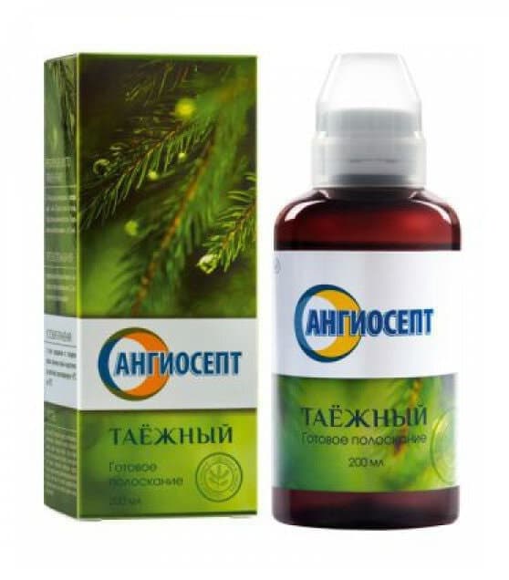 ангиосепт полоскание для полости рта таежный 200 мл