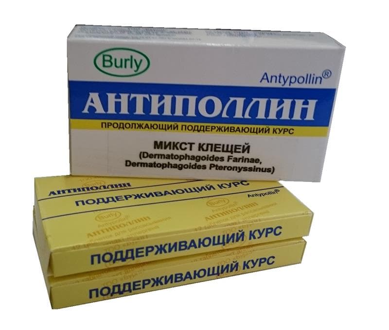 антиполлин микст клещей поддерживающий курс 0,5 г 12 табл