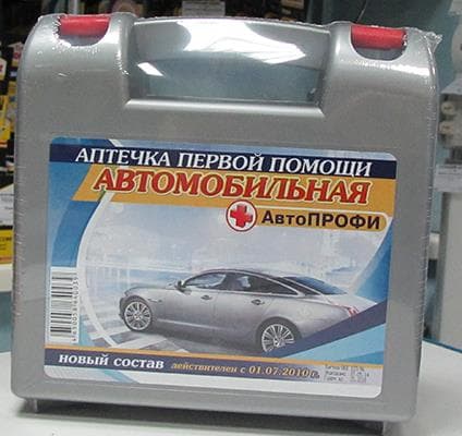 аптечка автомобильная первой помощи