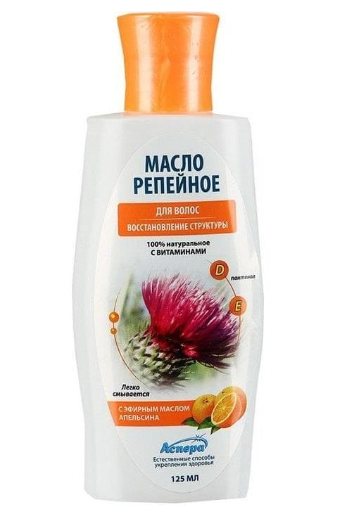 аспера репейное масло с апельсином 125 мл