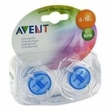 avent 8484 пустышка классическая силиконовая 6 м 2 шт