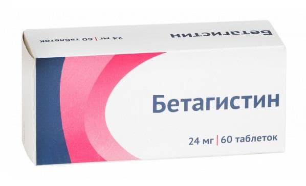 бетагистин-озон таб 24мг 60