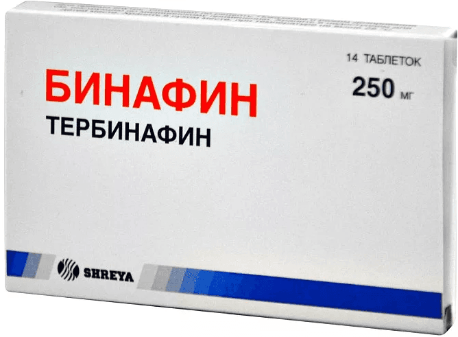 бинафин таб 250мг N14