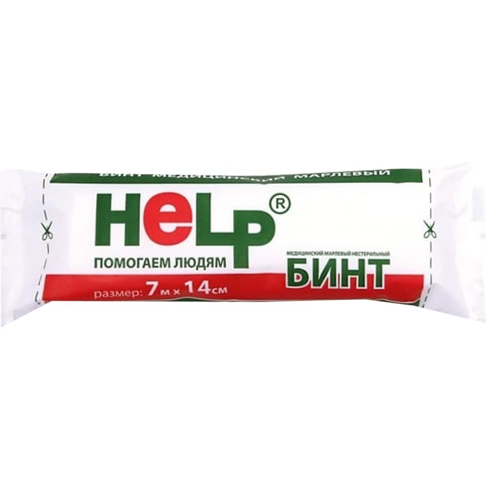 бинт нестер хелп 7мx14см уп индив