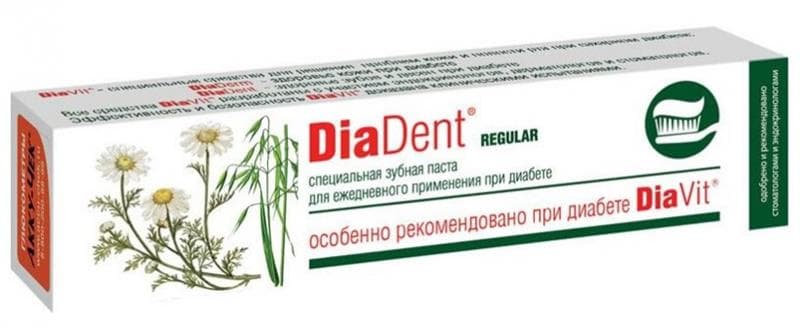 диадент паста зубн , 50мл регуляр
