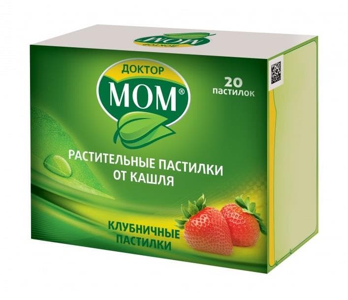 доктор мом пастилки клубника n20