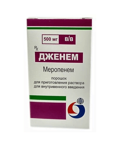дженем порошок для при приготовления раствора для внутреннего введения 500 мг 1 фл