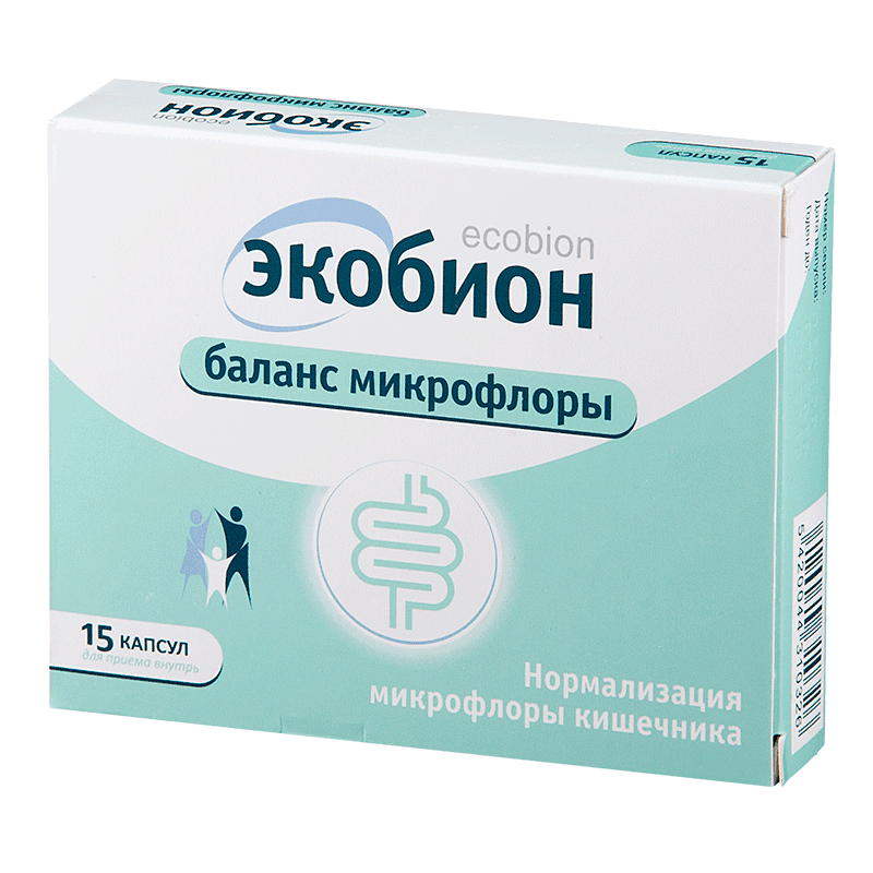экобион баланс микрофлоры 15 капс