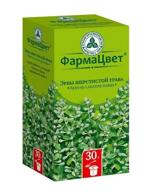 эрва шерстистая (пол-пола) трава 30 г красногорск