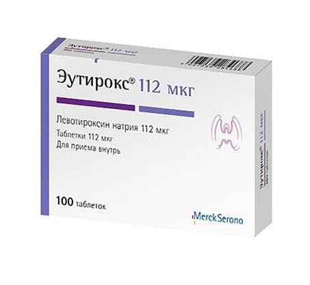 эутирокс таб 112мкг N100