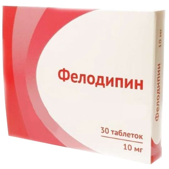 фелодипин-озон таб ппо с пролонг высвоб 10мг N30