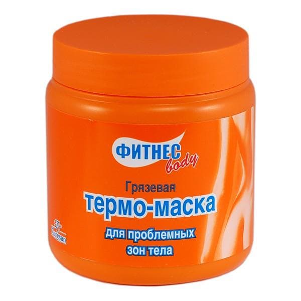 фитнес боди термо-маска грязевая для тела 500 мл