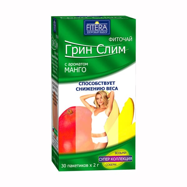 фиточай грин слим 30 манго