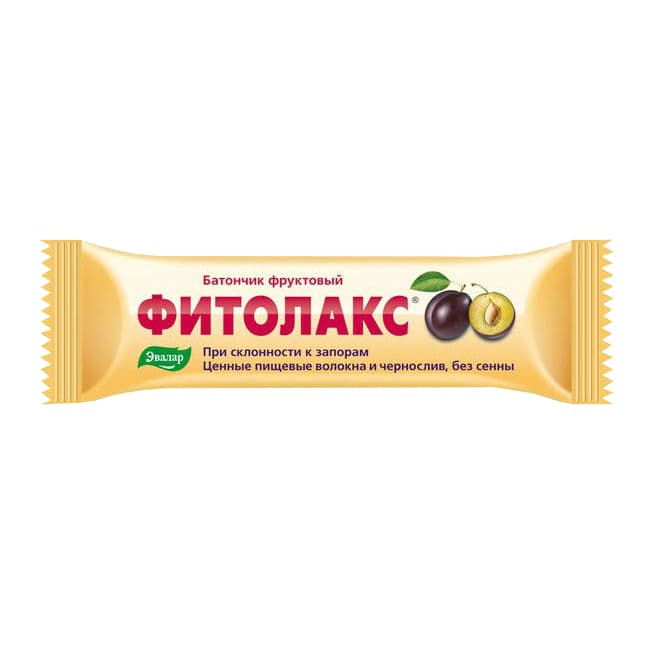 фитолакс батончик фруктовый 50 г