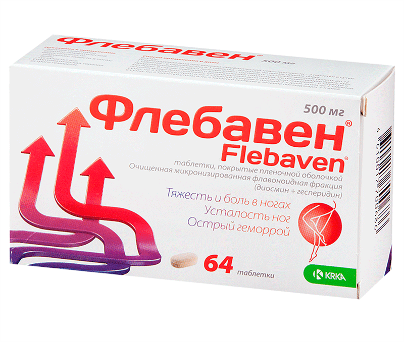 флебавен таб ппо 500мг N64