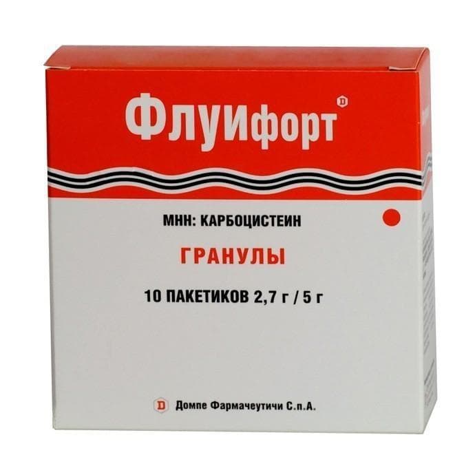 флуифорт гранулят 2,7 г/5 г 10 пакет