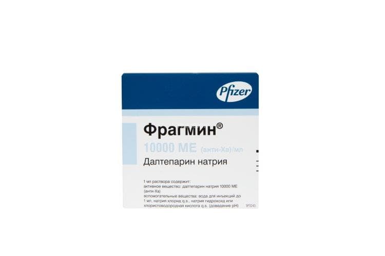 фрагмин раствор для инъекций 10000 ме/0,4 мл 5 шприцев