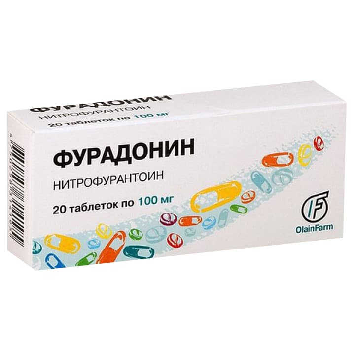 фурадонин таб 100мг N20
