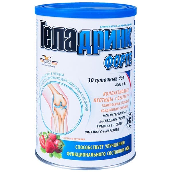 геладринк форте 420г клубника