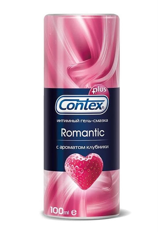 гель-смазка контекс romantic 100 мл с ароматом клубники