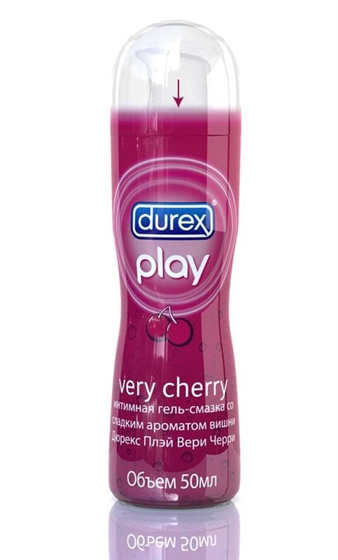 гель-смазка дюрекс play very cherryс ароматом вишни 50 мл