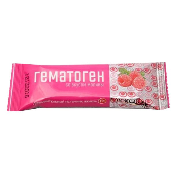 гематоген плитка 30г малина