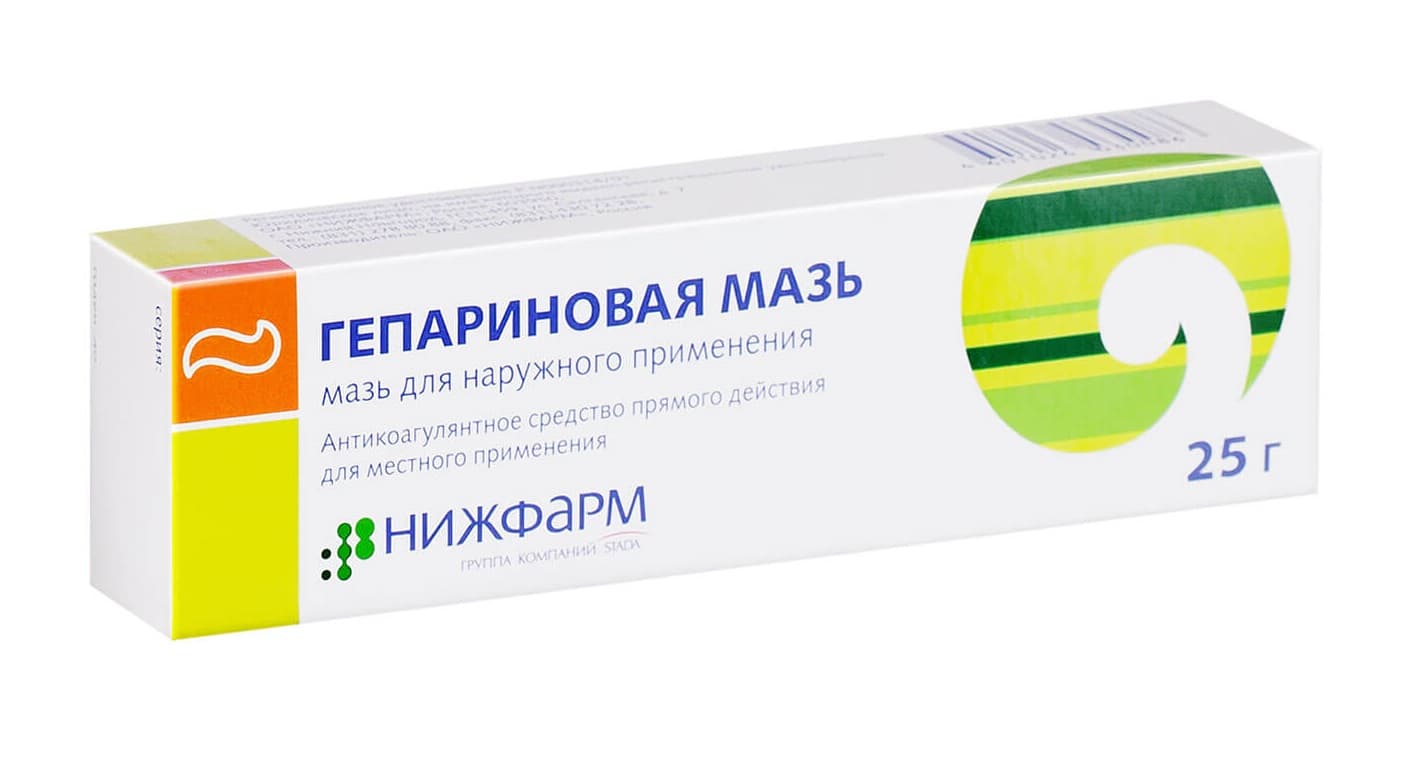 гепарин-нижфарм мазь для наруж примен 25г