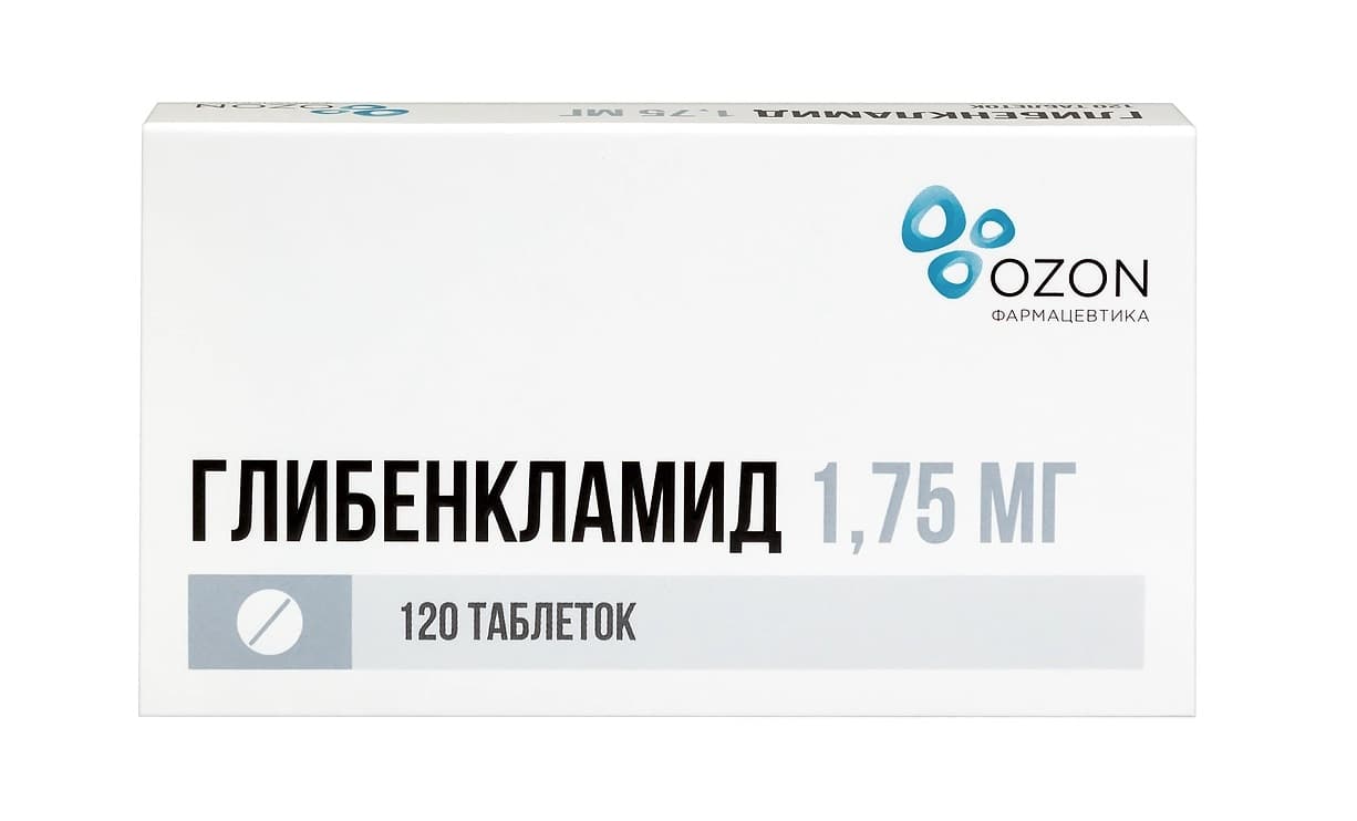 глибенкламид-озон таб 1,75мг N120