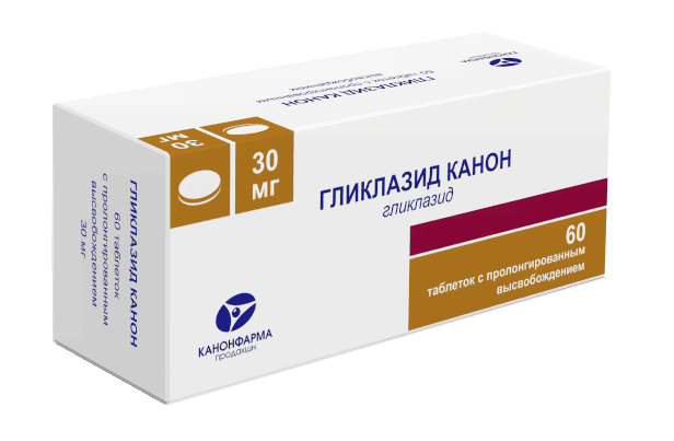 гликлазид канон 30 мг 60 табл