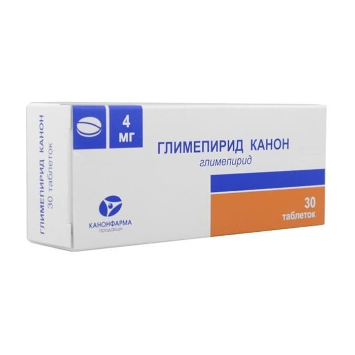 глимепирид-канон таб 4мг N30