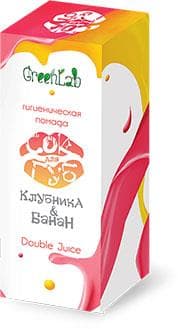 гринлаб помада клубника и банан 3,5 г