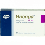 инспра таб ппо 25мг 30