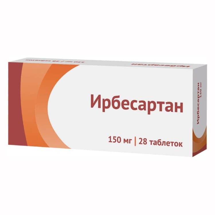 ирбесартан-озон таб ппо 150мг N28