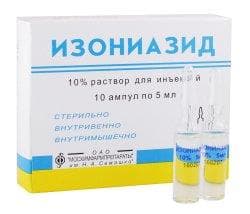изониазид р-р для ин 100 мг/мл 5 мл 10 амп
