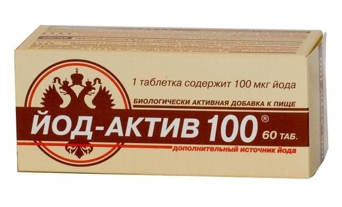 йод-актив таб 100мкг/250мг 60