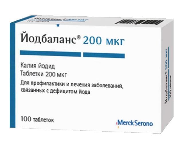 йодбаланс таб 200мкг N100