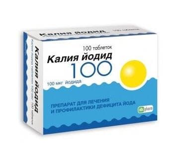 калия йодид-озон таб 100мкг 100