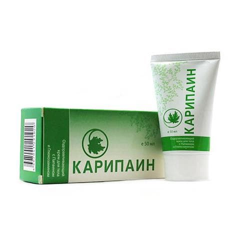 карипаин крем для наруж примен 50мл с папаином и транскутолом