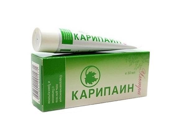 карипаин ультра гель для тела 30мл с папаином и транскутолом