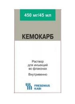 кемокарб концентрат для приготовления раствора для инфузий 10 мг/мл 45 мл 1 фл