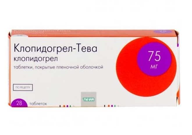 клопидогрел-тева таб ппо 75мг 28