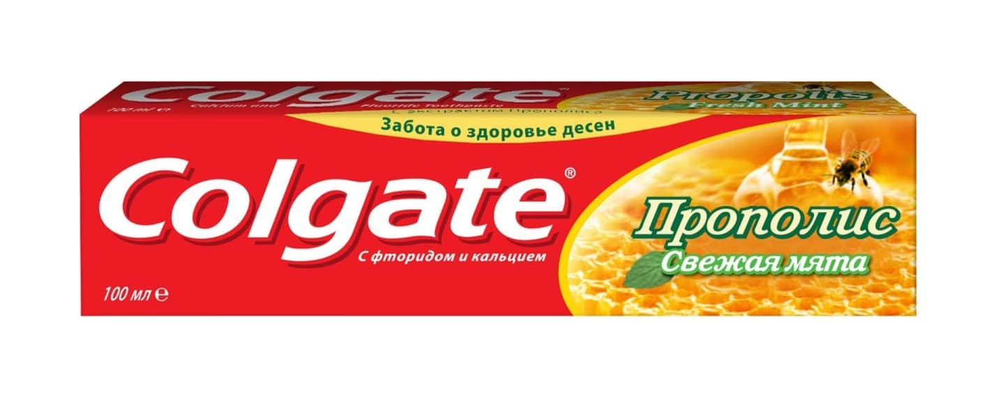 колгейт зубная паста прополис свежая мята 100 мл