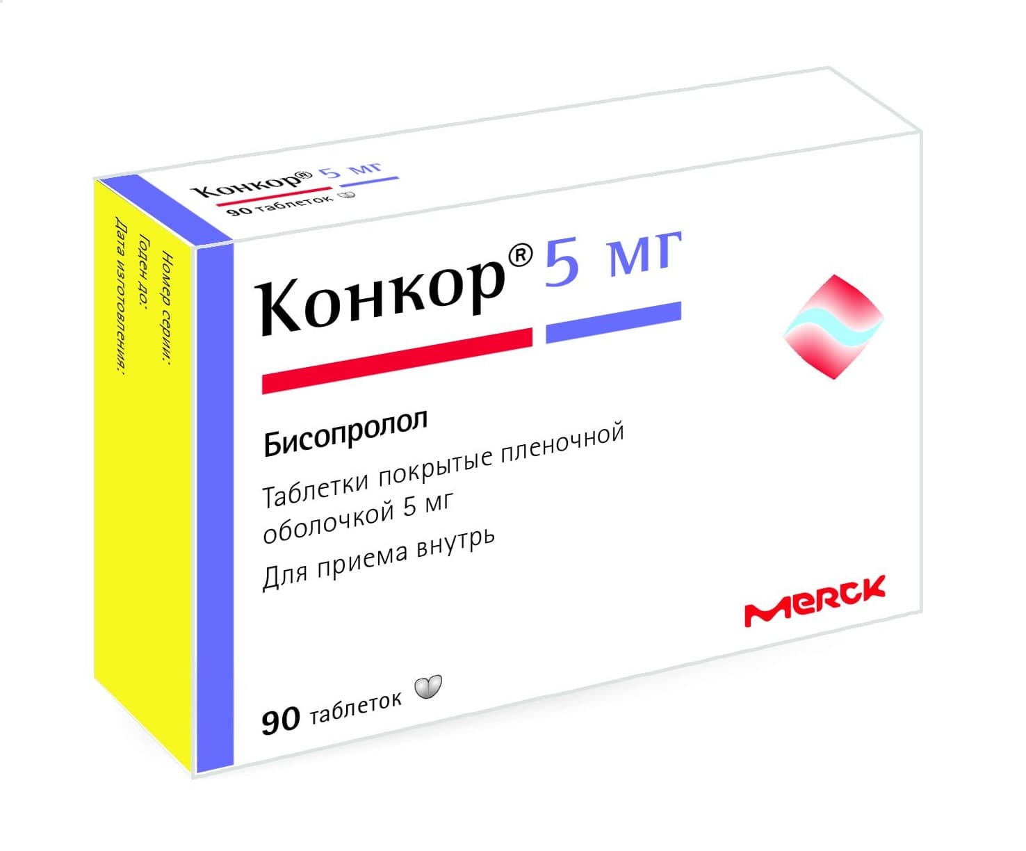 конкор 5мг 90 таб